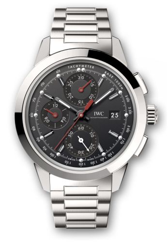 IWC Ingenieur Chronograph Custom Stainless Steel / Black-Red / Bracelet IW3808-BM