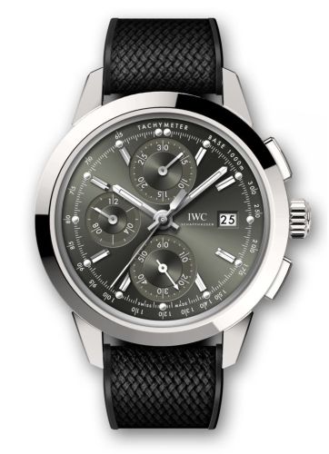 IWC Ingenieur Chronograph Custom Stainless Steel / Green-Rhodium / Rubber IW3808-BQ