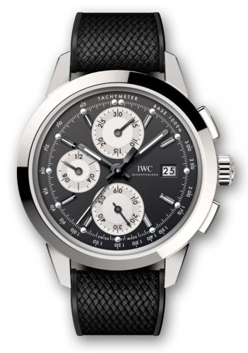 IWC Ingenieur Chronograph Custom Stainless Steel / Black-Silver-Black / Rubber IW3808-BW