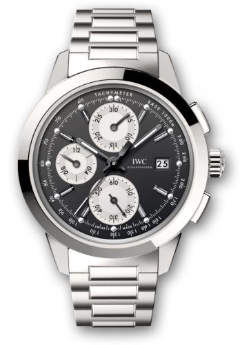 IWC Ingenieur Chronograph Custom Stainless Steel / Black-Silver-Black / Bracelet IW3808-BX