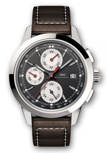 IWC Ingenieur Chronograph Custom Stainless Steel / Black-Silver-Red / Calf IW3808-BZ