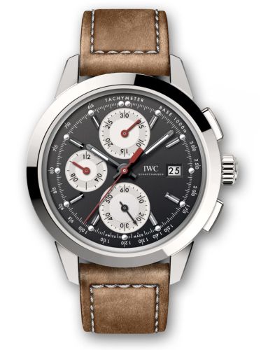 IWC Ingenieur Chronograph Custom Stainless Steel / Black-Silver-Red / Calf IW3808-CA