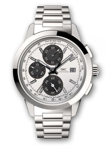 IWC Ingenieur Chronograph Custom Stainless Steel / Silver-Black-Black / Bracelet IW3808-CH