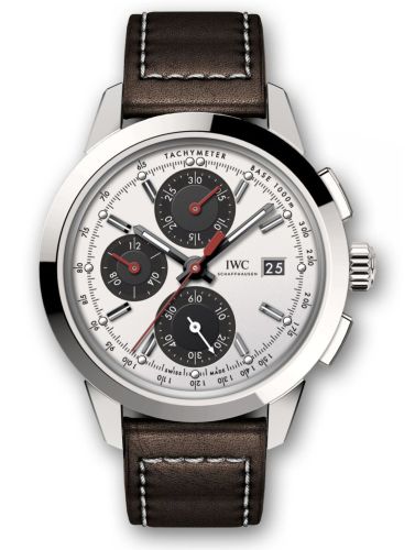 IWC Ingenieur Chronograph Custom Stainless Steel / Silver-Black-Red / Calf IW3808-CL