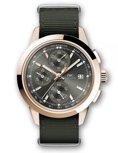 IWC Ingenieur Chronograph Custom Red Gold / Green-Gold / NATO IW3808-DB
