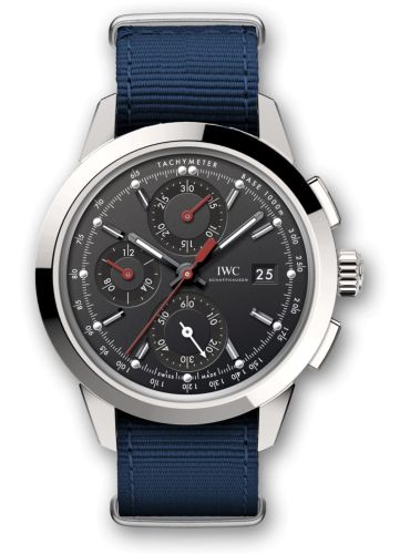 IWC Ingenieur Chronograph Custom Stainless Steel / Black-Red / NATO IW3808-DE
