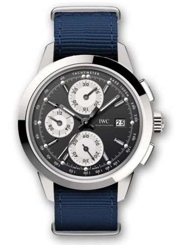 IWC Ingenieur Chronograph Custom Stainless Steel / Black-Silver-Black / NATO IW3808-DH