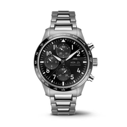 IWC Pilot's Watch Performance Chronograph Titanium / Black / Bracelet IW3883-04