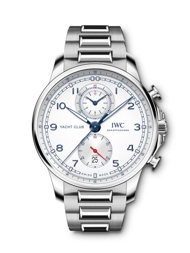 IWC Portugieser Yacht Club Chronograph Stainless Steel / Silver / Bracelet IW3907-02