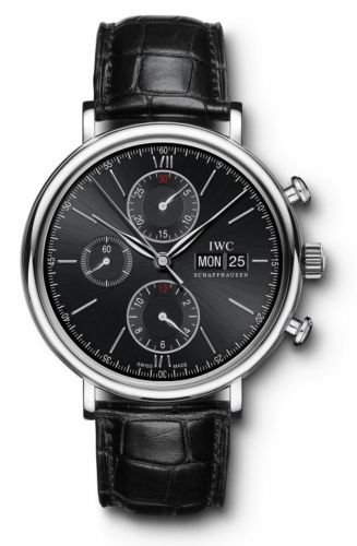 IWC Portofino Chronograph Stainless Steel / Black IW3910-02