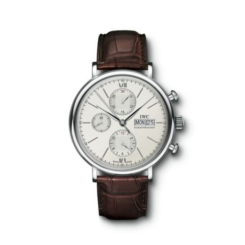 IWC Portofino Chronograph Stainless Steel / Silver IW3910-07