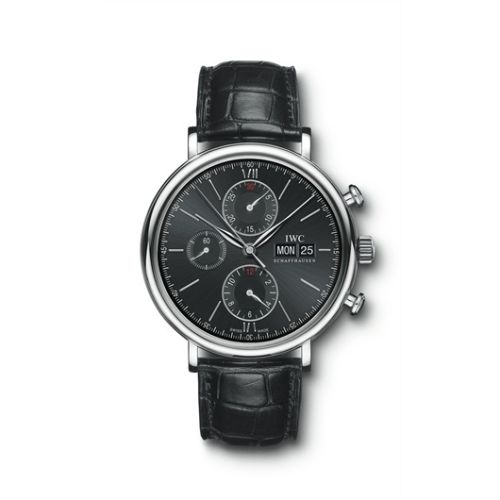 IWC Portofino Chronograph Stainless Steel / Black IW3910-08