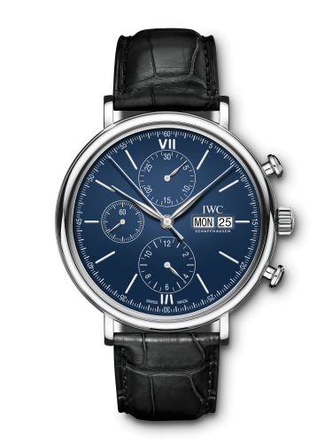 IWC Portofino Chronograph 150 Years Stainless Steel / Blue IW3910-23