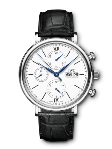 IWC Portofino Chronograph 150 Years Stainless Steel / White IW3910-24
