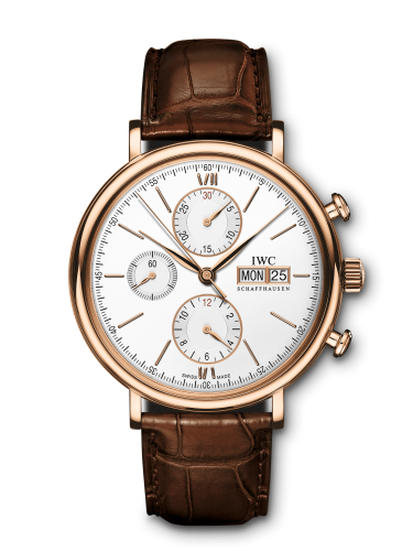 IWC Portofino Chronograph Red Gold / Silver IW3910-25