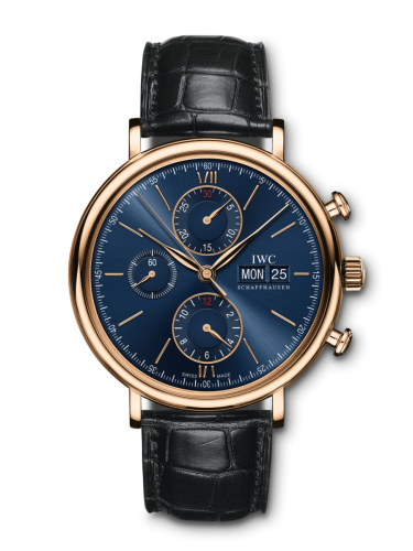 IWC Portofino Chronograph Red Gold / Blue IW3910-35