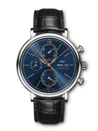 IWC Portofino Chronograph Stainless Steel / Blue IW3910-36