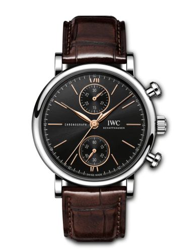 IWC Portofino Chronograph 39 Stainless Steel / Black IW3914-04