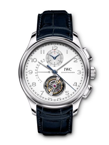 IWC Portugieser Tourbillon Rétrograde Chronograph Platinum / Silver IW3940-06