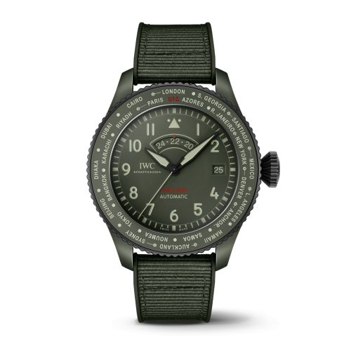 IWC Pilot’s Watch Timezoner Top Gun Woodland IW3956-01
