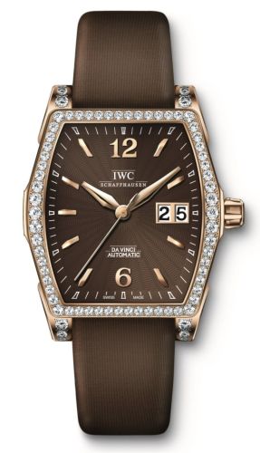 IWC Da Vinci Automatic Midsize Rose Gold / Diamond / Chocolate IW4523-21