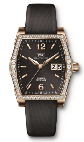 IWC Da Vinci Automatic Midsize Rose Gold / Diamond / Black IW4523-22