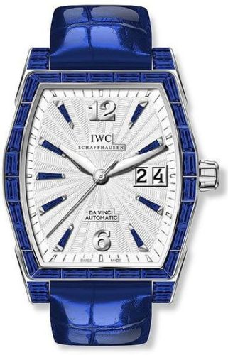 IWC Da Vinci Automatic Midsize White Gold / Sapphire / Silver IW4523-34
