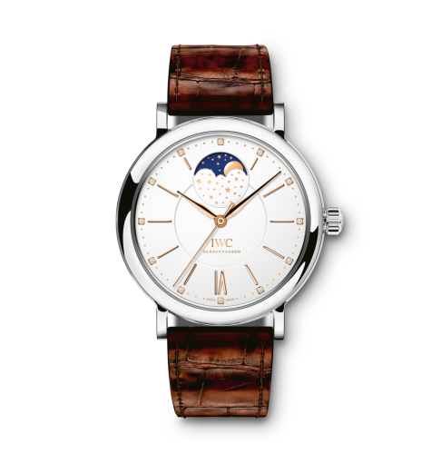 IWC Portofino Automatic Moon Phase 37 Stainless Steel / Silver IW4590-11