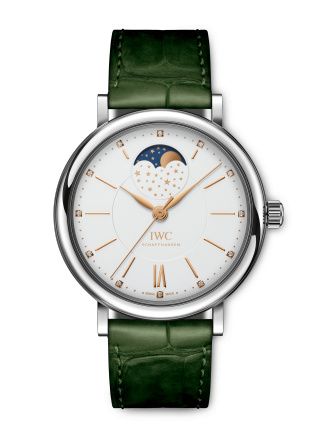IWC Portofino Automatic Moon Phase 37 Stainless Steel / Silver IW4590-13