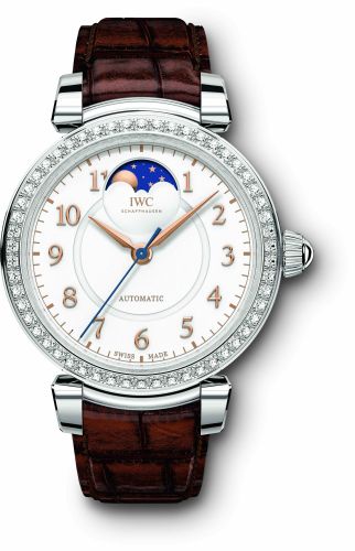 IWC Da Vinci 36 Moonphase Stainless Steel / Diamond / Silver IW4593-07