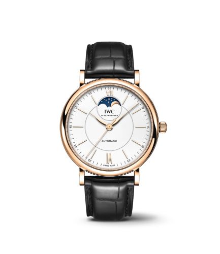 IWC Portofino Automatic Moonphase Red Gold / Silver IW4594-03