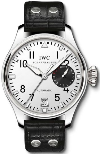 IWC Big Pilot Platinum / Silver / Tourneau IW5004-26