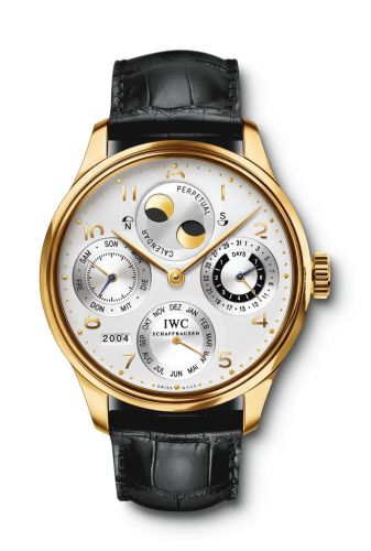 IWC Portuguese Perpetual Calendar 5021 Yellow Gold / Silver IW5021-05