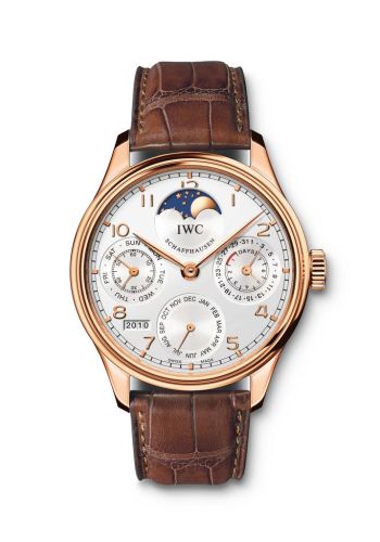 IWC Portugieser Perpetual Calendar 5023 Red Gold / Silver IW5023-02