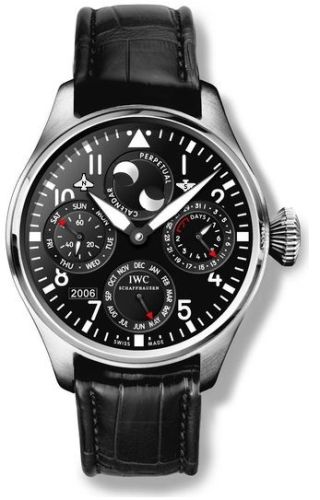 IWC Big Pilot Perpetual Calendar Stainless Steel / Black / Association Monegasque Contre Myopathie IW5026-02