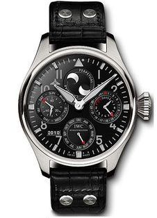 IWC Big Pilot Perpetual Calendar Stainless Steel / Black / Zegg & Cerlati IW5026-21