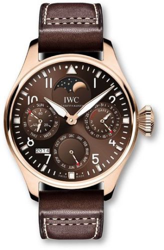 IWC Big Pilot Perpetual Calendar Red Gold / Brown / Latin America IW5028-04