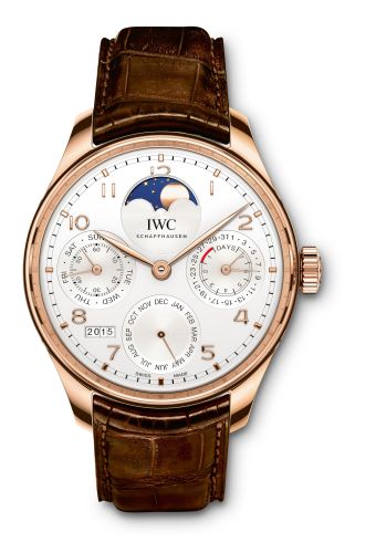 IWC Portugieser Perpetual Calendar Single Moon Red Gold / Silver IW5033-02