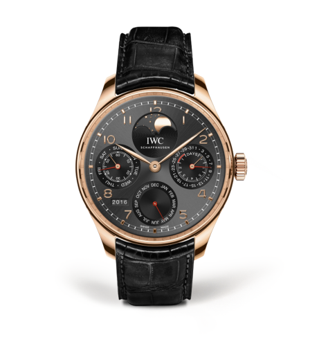 IWC Portugieser Perpetual Calendar Single Moon Red Gold / Dubail IW5033-08