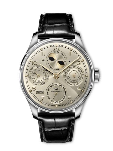 IWC Portugieser Perpetual Calendar 44 White Gold / Dune IW5037-04