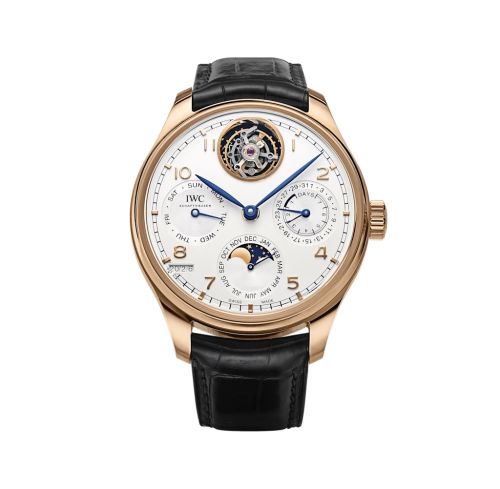 IWC Portuguese Perpetual Calendar Tourbillon Armor Gold / Bucherer IW504-507