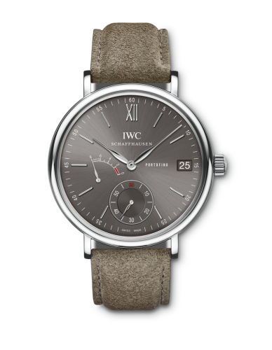 IWC Portofino Hand-Wound Eight Days Stainless Steel / Ardoise IW5101-15
