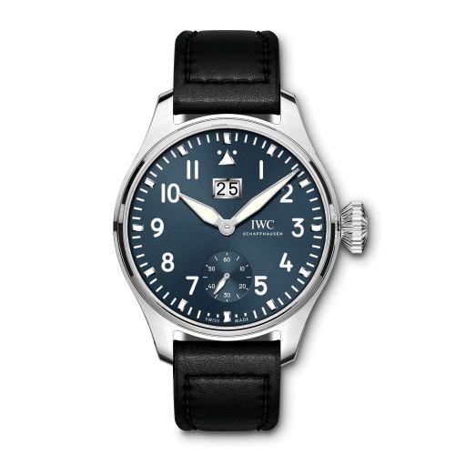 IWC Big Pilot's Watch Big Date Stainless Steel / Blue / Zürich IW5105-05