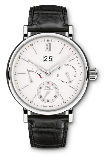 IWC Portofino Hand-Wound Day & Date Stainless Steel / Silver IW5162-01