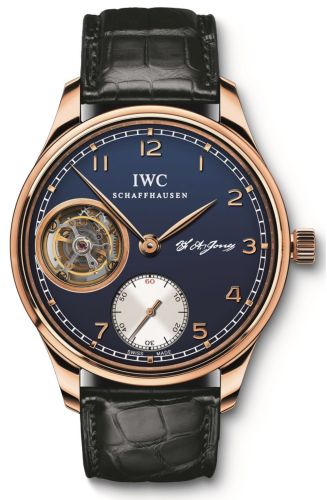 IWC Portugieser Tourbillon Hand-Wound F.A. Jones Rose Gold / Blue IW5447-02