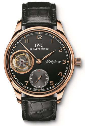 IWC Portugieser Tourbillon Hand-Wound F.A. Jones Red Gold / Black IW5447-05