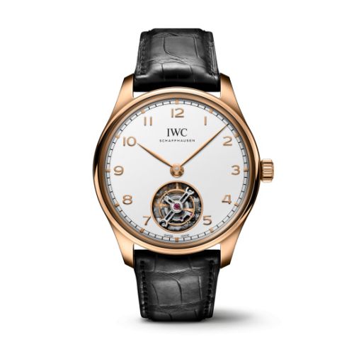 IWC Portugieser Hand-Wound Tourbillon Armor Gold / Silver IW5458-01
