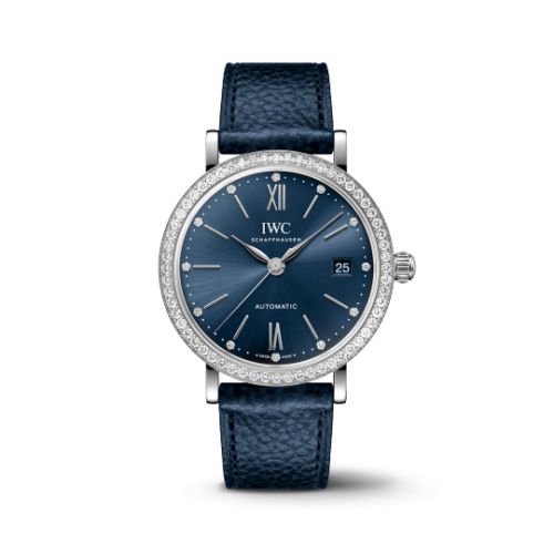 IWC Portofino Automatic 37 Stainless Steel - Diamond / Blue IW6586-02