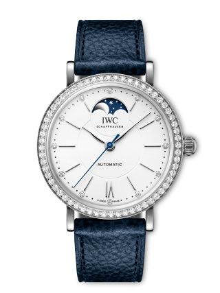 IWC Portofino Automatic Moon Phase 37 Stainless Steel - Diamond / Silver IW6596-01