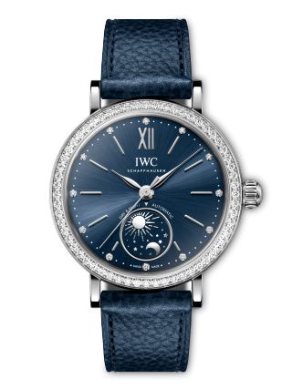 IWC Portofino Day & Night 34 Stainless Steel - Diamond / Blue IW6598-01